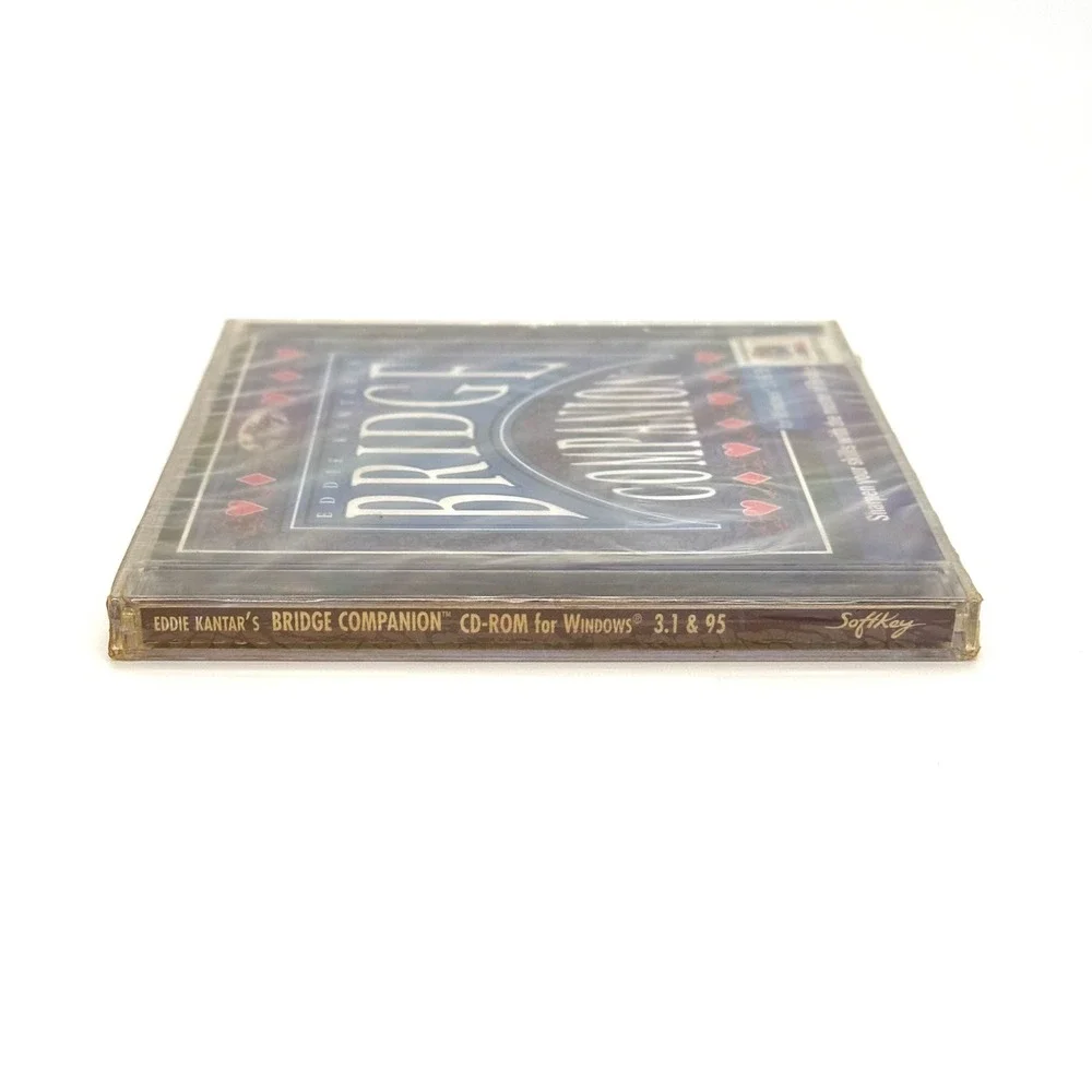 Eddie Kantar's Bridge Companion PC Game Windows 3.1 95 Jewel Case Sealed